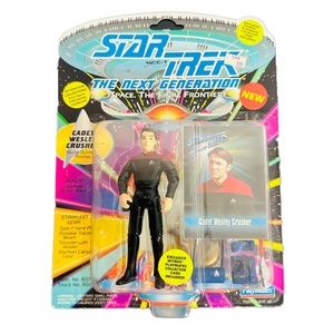 Star Trek The Next Generation CADET WESLEY CRUSHER 1993 Playmates w/ Card NEW!